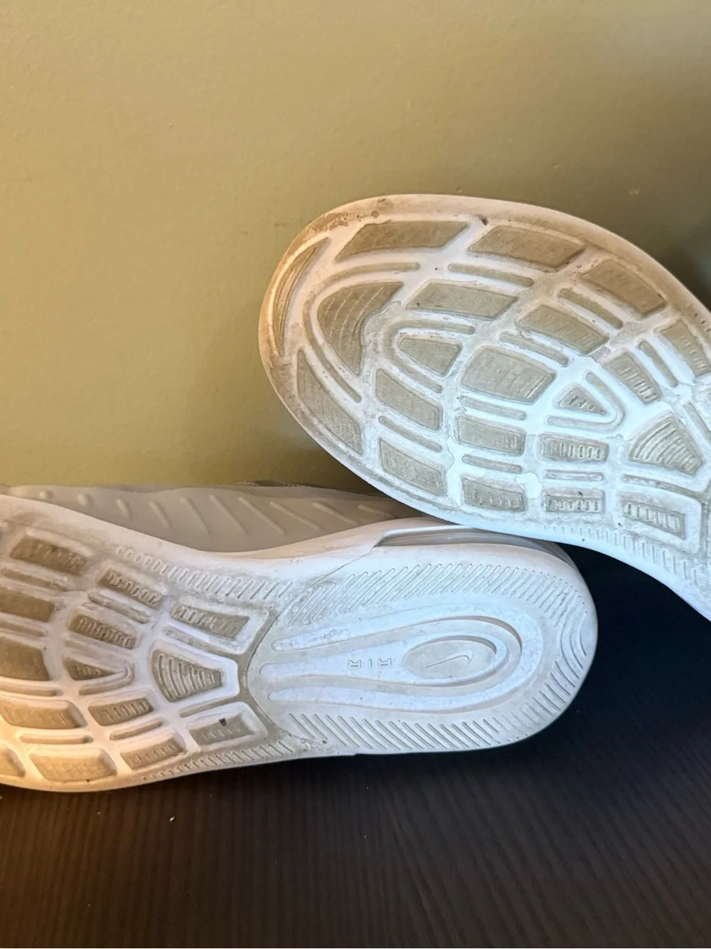 Nike Grey and White Womens  Running Sneakers
